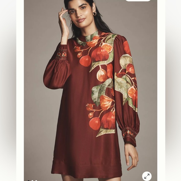 FARM Rio Dresses & Skirts - FARM RIO Floral Print Long Sleeve Dress size XXS